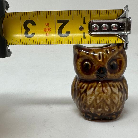 Owl toothpick holder ceramic - Picture 2 of 9
